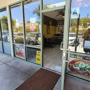 Front of the restaurant.