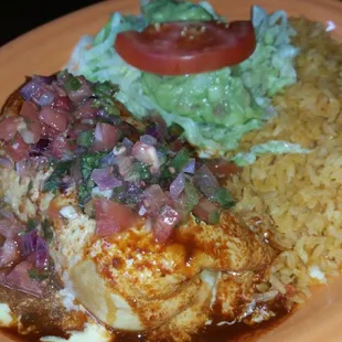 Fish chimichanga