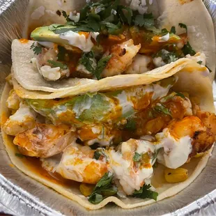 Shrimp Tacos, Senor Tequila Mexican restaurant, Westchase, Tampa