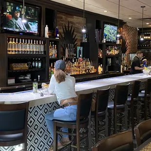 Other side of the bar area