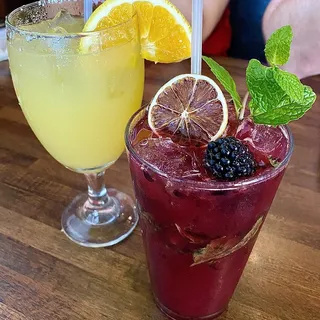 Blackberry Mint Margarita