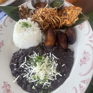 Plato Churrasco Pollo