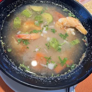 Shrimp soup