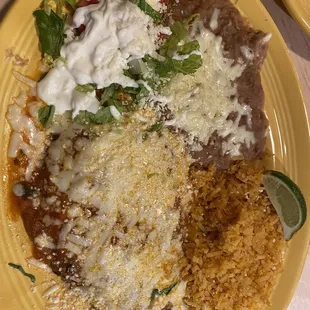 Chili relleno for me and it was awesome.