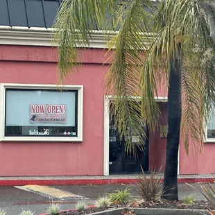 Outside sign. Senorita Bakery is located inside Casa Mexicana