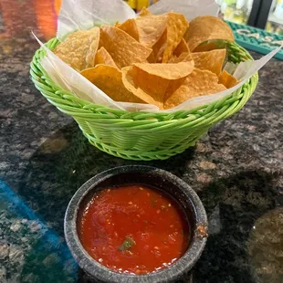 Free chips and salsa