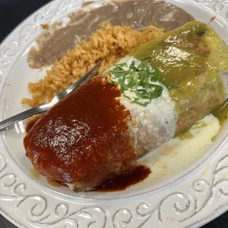 Tricolor Wet Burrito