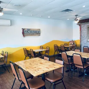 tables and chairs