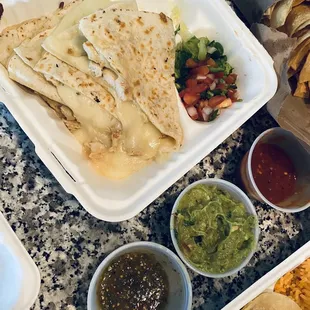 Grilled chicken Quesadillas