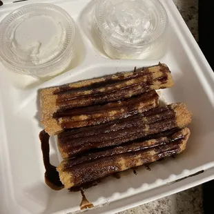 Churros with Ice Cream