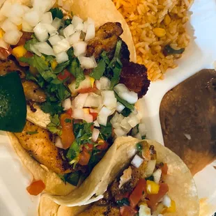 Fish Taco Plate
