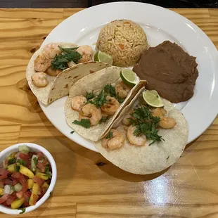 Shrimp Taco Platter