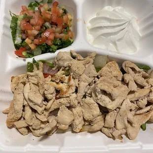 Chicken fajitas