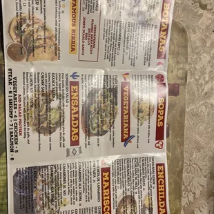 Menu inside