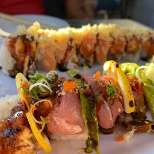 TJ roll and volcano roll?