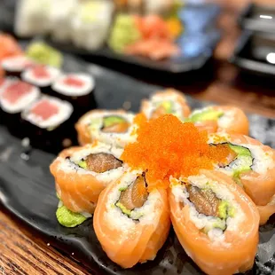Tekka Maki and Orange Blossom roll