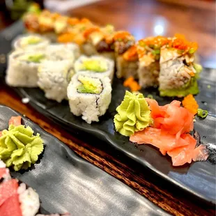 California roll and Carnival roll