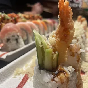 sushi and sashimi, sashimi, sushi, food