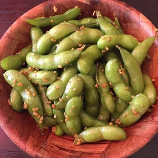 Garlic Edamame