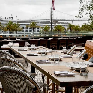 Sens terrace perfect for outdoor dining and happy hour!