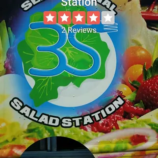 a sign for sensational salad