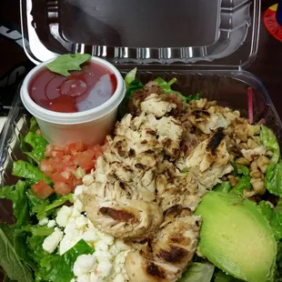 California cobb w/grilled chicken. Yes! Please &amp; thank you.