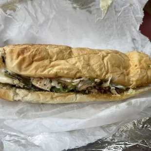 Philly Chicken &amp; Cheese Sub