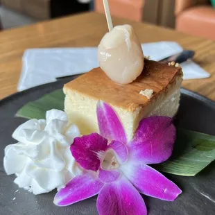 Lychee Cheesecake, didn&apos;t taste fresh