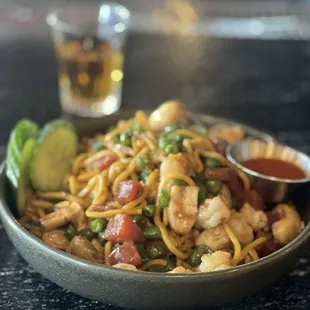 Minor&apos;s version of Hang Over Lo mein !