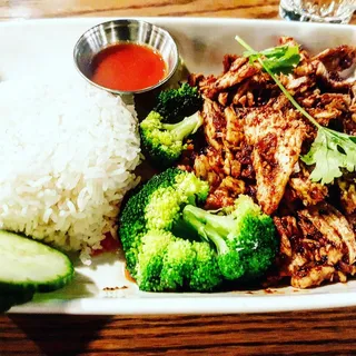 Oa Garlic - Gai Pad Ka Tiem**