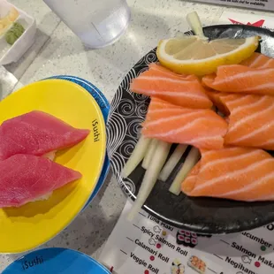 sushi, sashimi, food, sushi and sashimi