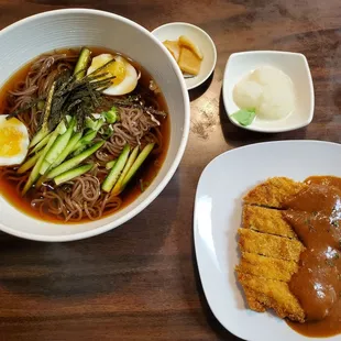 Cold soba &amp; sensen katsu combo... still my favorite