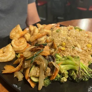 Shrimp hibachi