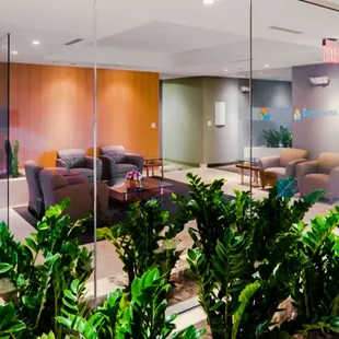 Front lobby/waiting area of The Quiet Center