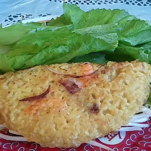Banh Xeo - Dinner. Crunchy &amp; healthy with lots of greens