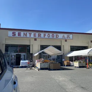 the front of the store