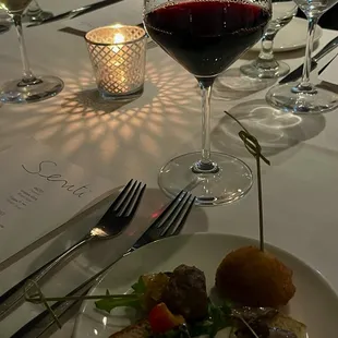 appetizer &amp; wine