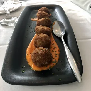 Arancini con Piselli