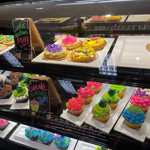 a variety of cupcakes