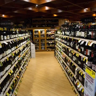 Over 2500 Wines, 1300 Liquor/Mixes &amp; 1100 Beers