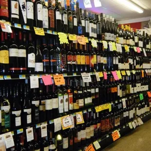 Diverse wine selection!