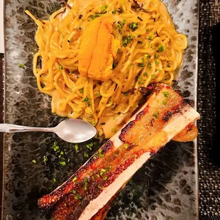 @eat_with_lily (food instagram &amp; tiktok) * Uni / Snow Crab Mazemen with Bone Marrow