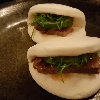 Simmered Pork Belly Buns
