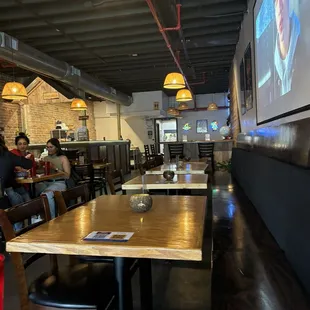 Inside the restaurant