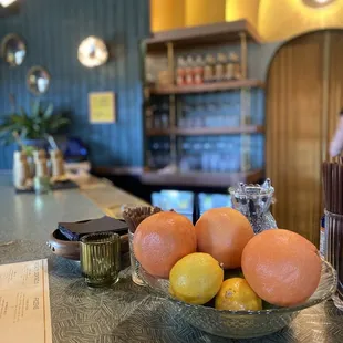 Fresh bar ingredients