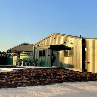 The tasting room entrance