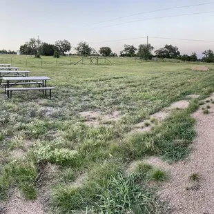 The backyard beyond the shade - big space for big events