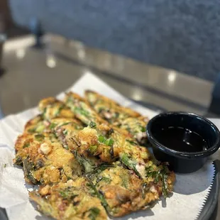 Seafood pancake