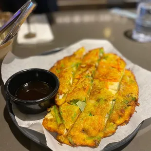 Seafood pancake