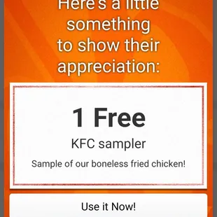 Yelp check-in offer!